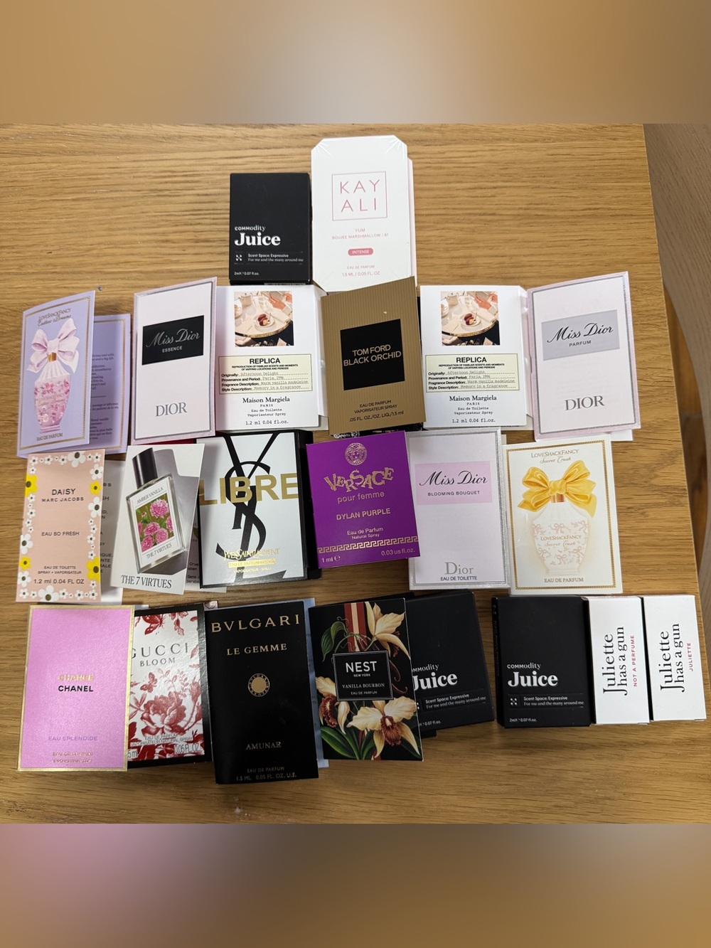 Assorted Designer Perfume Sampler Pack